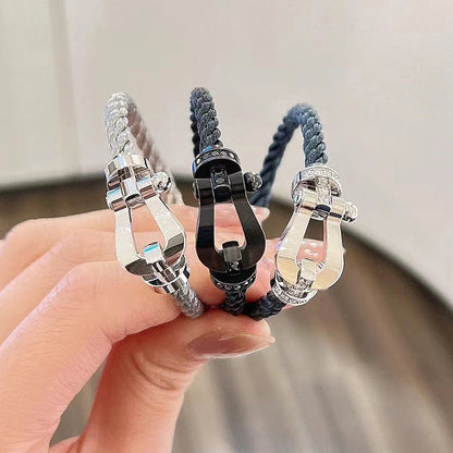 [Camiery]FORCE LARGE HORSESHOE NO DIAMOND BRACELET GOLD