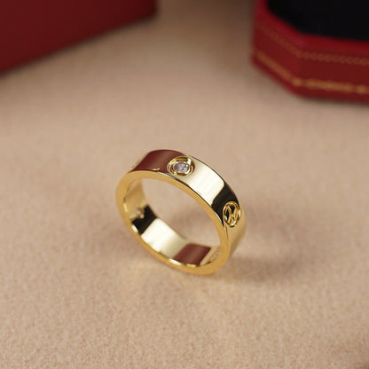 [Camiery] LOVE 5.5MM 3 DIAMOND RING