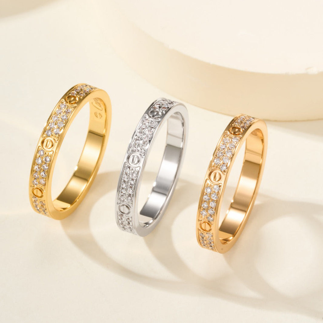 [Camiery] LOVE RING 2.65MM DIAMOND