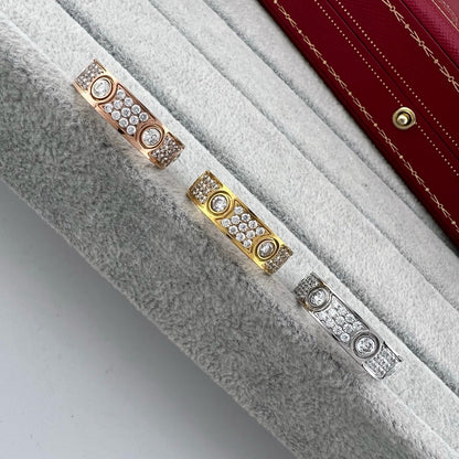[Camiery] LOVE 5.5MM FULL-PAVE 6-DIAMOND RING