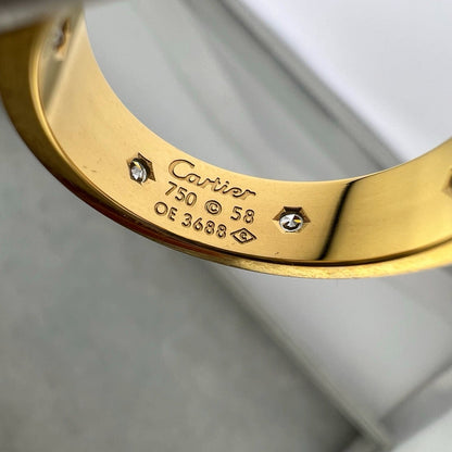 [Camiery] LOVE 5.5MM FULL-PAVE 6-DIAMOND RING
