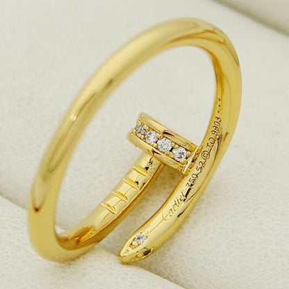 [Camiery] JUSTE 1.8MM HALF DIAMOND RING