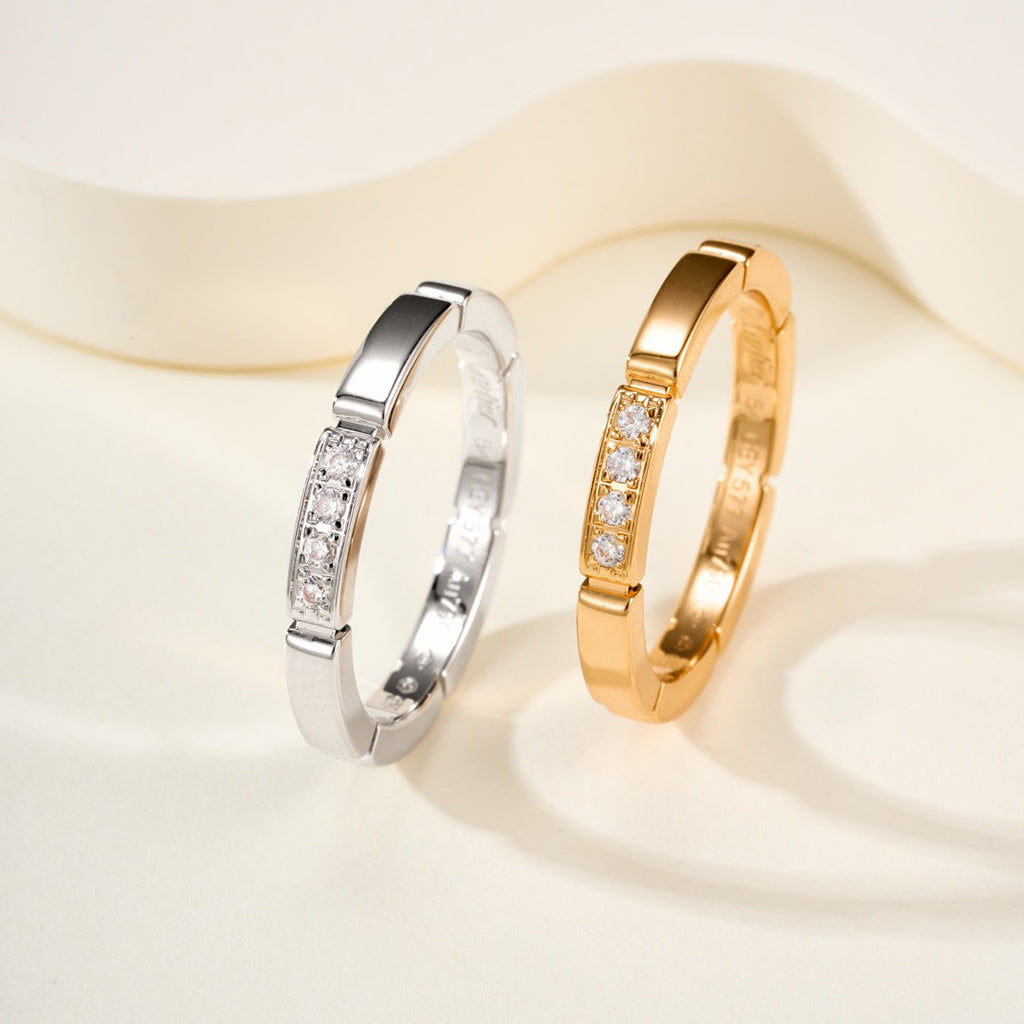 [Camiery] MAILLON PANTHERE 4 DIAMOND RING