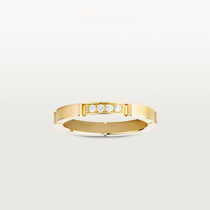 [Camiery] MAILLON PANTHERE 4 DIAMOND RING