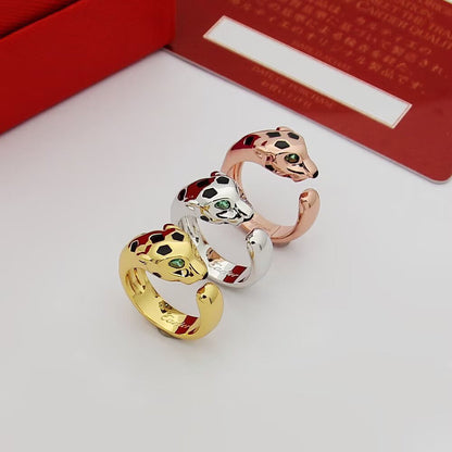 [Camiery] PANTHERE SPOTTED MEDIUM RING