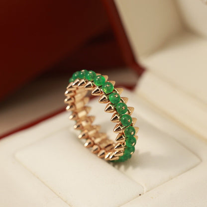 [Camiery] CLASH 7.9MM AGATE CHALCEDONY RING
