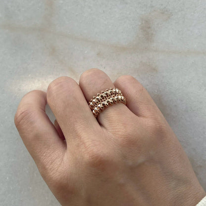 [Camiery] CLASH 9.2MM DOUBLE ROW RING