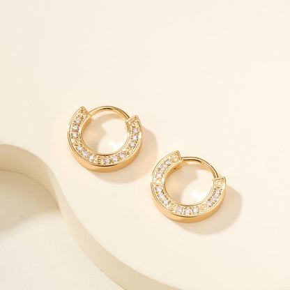 [Camiery] LOVE DIAMOND EARRINGS