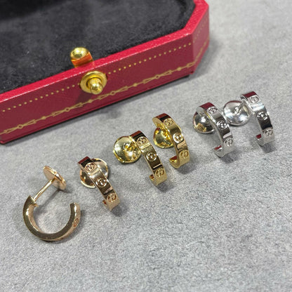 [Camiery] LOVE EARRINGS 2.65 MM NO DIAMOND SMALL