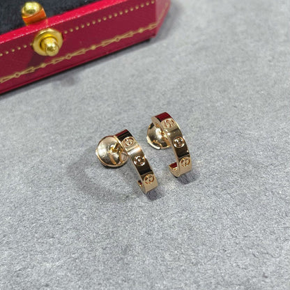 [Camiery] LOVE EARRINGS 2.65 MM NO DIAMOND SMALL