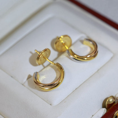 [Camiery] TRINITY ON DIAMOND MINI EARRINGS