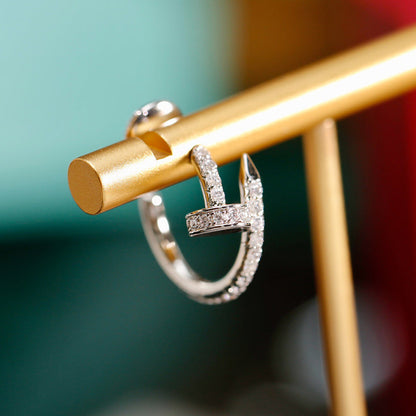 [Camiery] JUSTE FULL DIAMOND SMALL EARRINGS