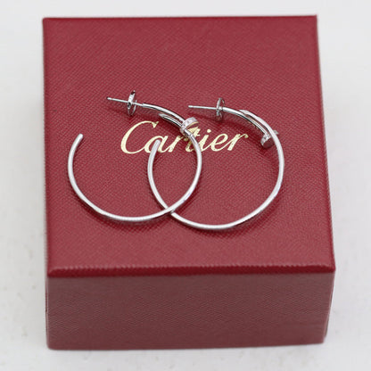 [Camiery] JUSTE HALF DIAMOND LARGE EARRINGS