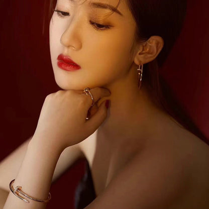 [Camiery] JUSTE NO DIAMOND LARGE EARRINGS