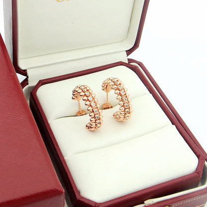 [Camiery] CLASH FULL DIAMOND MEDIUM EARRINGS