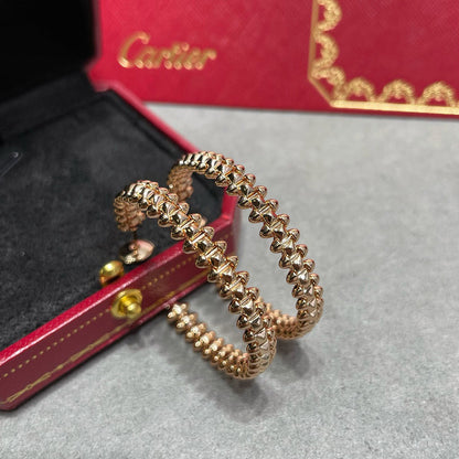 [Camiery] CLASH HOOP LARGE EARRINGS