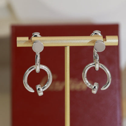 [Camiery] JUSTE NO DIAMOND DOUBLE EARRINGS