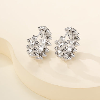 [Camiery] CLASH MINI HOOP EARRINGS