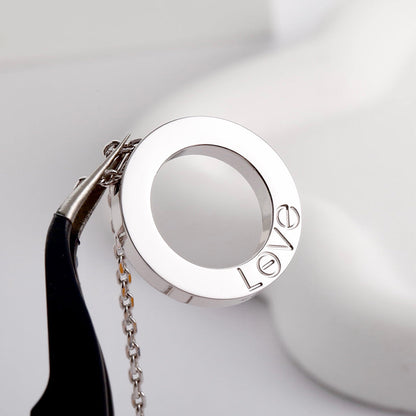 [Camiery] LOVE NECKLACE 16MM  FULL DIAMOND