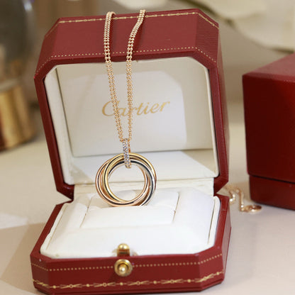 [Camiery] TRINITY MEDIUM  DIAMONDS NECKLACE
