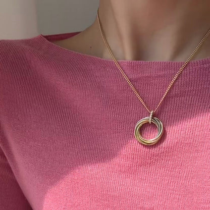 [Camiery] TRINITY MEDIUM  DIAMONDS NECKLACE