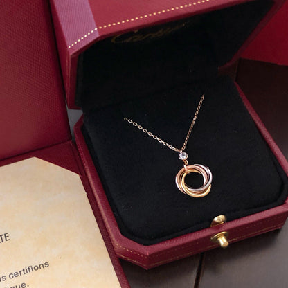[Camiery] TRINITY  NECKLACE 1 DIAMOND
