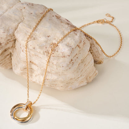 [Camiery] TRINITY MEDIUM  DIAMONDS NECKLACE