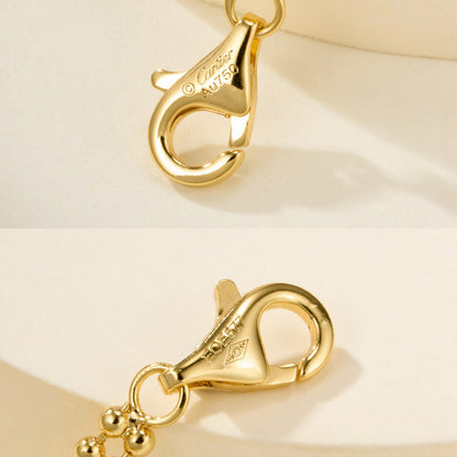 [Camiery] TRINITY LARGE FULL DIAMOND  NECKLACE