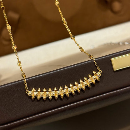 [Camiery] CLASH  SMALL FULL DIAMOND NECKLACE