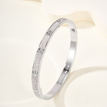 [Camiery] LOVE BRACELET 4.8MM DIAMOND-PAVED