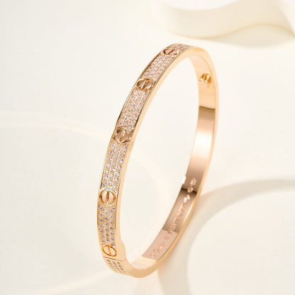 [Camiery] LOVE BRACELET 4.8MM DIAMOND-PAVED