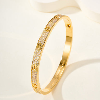 [Camiery] LOVE BRACELET 4.8MM DIAMOND-PAVED