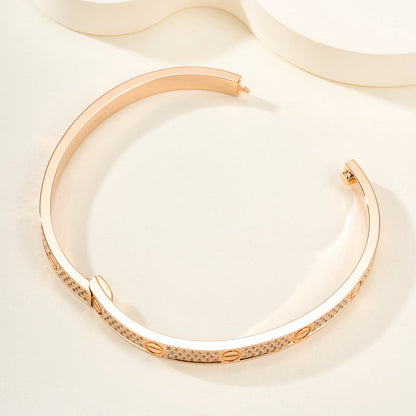[Camiery] LOVE BRACELET 4.8MM DIAMOND-PAVED