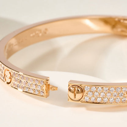 [Camiery] LOVE BRACELET 4.8MM DIAMOND-PAVED