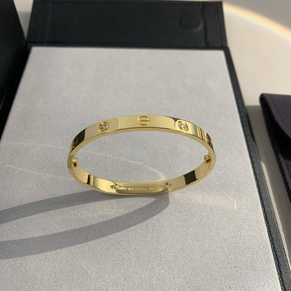 [Camiery] LOVE BRACELET 6.1MM 4 DIAMONDS