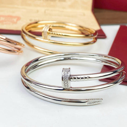 [Camiery] JUSTE BRACELET 3.5MM DOUBLE ROW DIAMOND