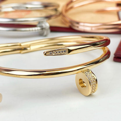 [Camiery] JUSTE BRACELET 3.5MM DOUBLE ROW DIAMOND