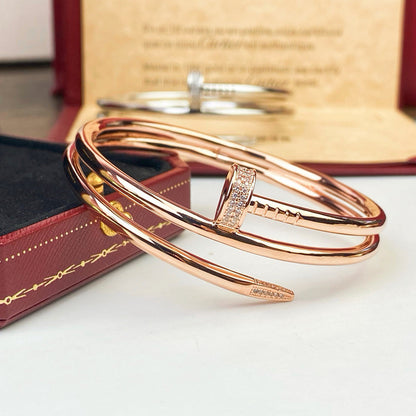 [Camiery] JUSTE BRACELET 3.5MM DOUBLE ROW DIAMOND