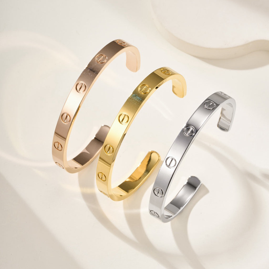 [Camiery] LOVE BRACELET 6.1MM OPEN CUFF