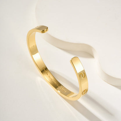 [Camiery] LOVE BRACELET 6.1MM OPEN CUFF