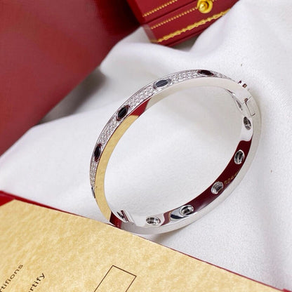 [Camiery] LOVE BRACELET 6.1MM DIAMOND-PAVED CERAMIC