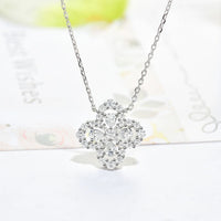[Camiery]LOOP NECKLACE FULL MOTIF DIAMOND 16MM MULTIPLE COLORS
