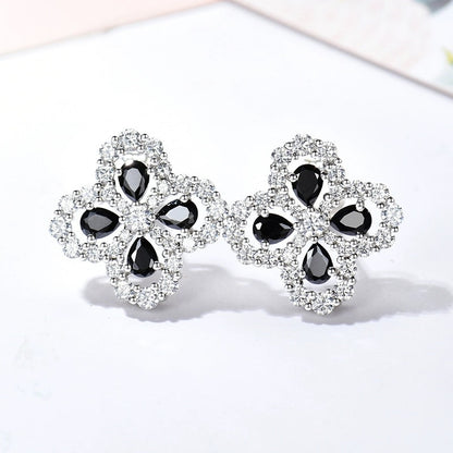[Camiery]LOOP EARRINGS FULL MOTIF DIAMOND 16MM