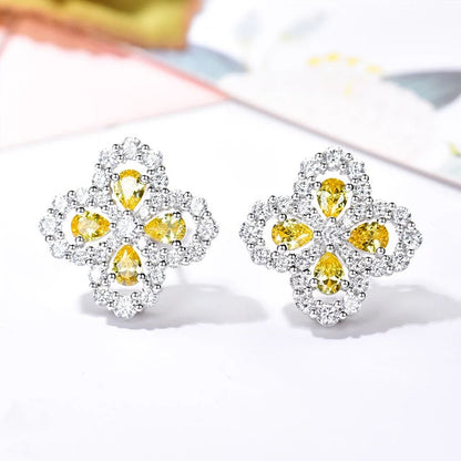 [Camiery]LOOP EARRINGS FULL MOTIF DIAMOND 16MM
