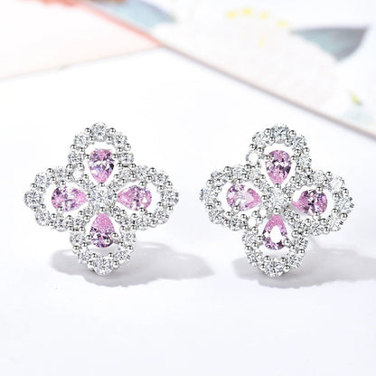 [Camiery]LOOP EARRINGS FULL MOTIF DIAMOND 16MM