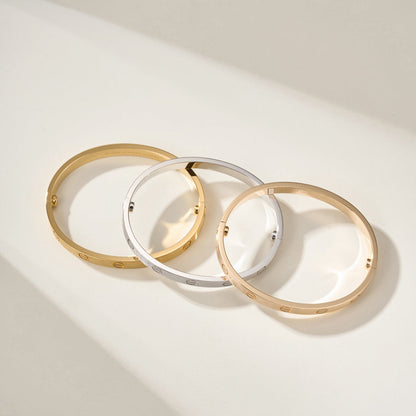 [Camiery] LOVE BRACELET 6.1MM BRUSHED