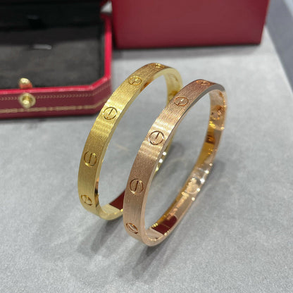 [Camiery] LOVE BRACELET 6.1MM BRUSHED
