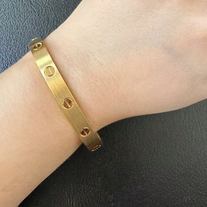 [Camiery] LOVE BRACELET 6.1MM BRUSHED