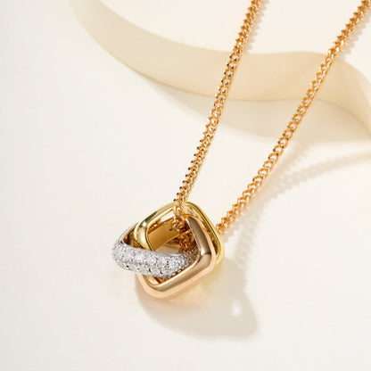 [Camiery] TRINITY CUSHION NECKLACE COLLECTION