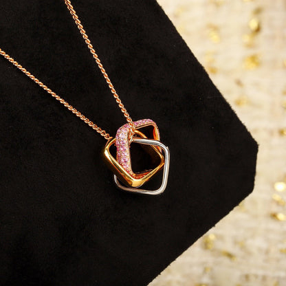 [Camiery] TRINITY CUSHION NECKLACE COLLECTION